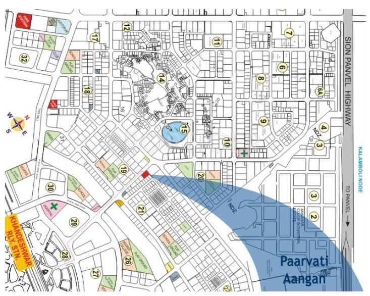 Earth Builders Paarvati Aangan Location Plan