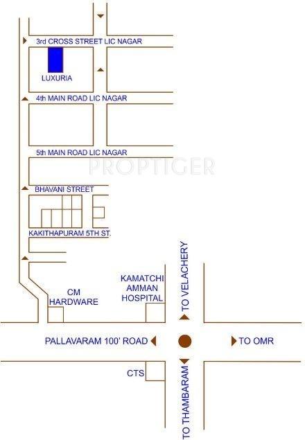  luxuria Location Plan