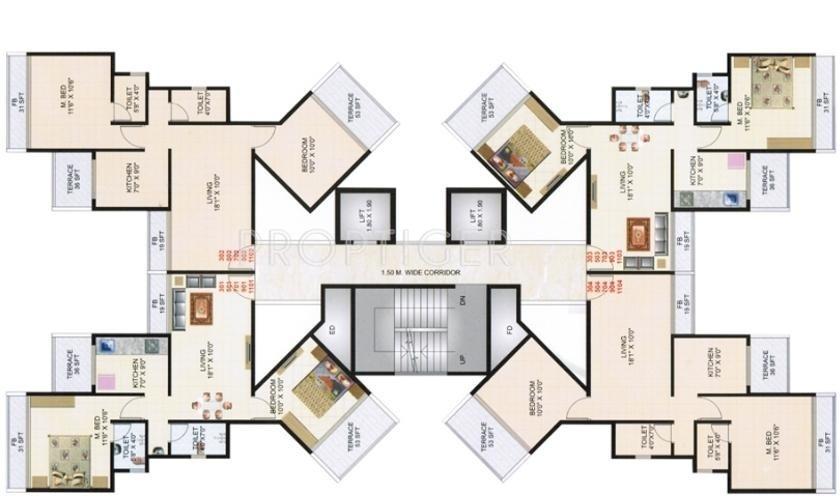 Images for Cluster Plan of Siddhi Orochid