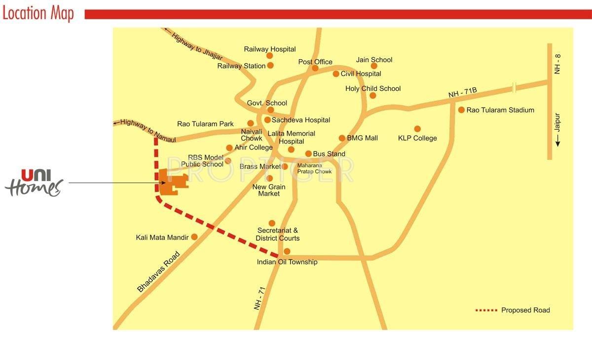 Images for Location Plan of Unitech Uni Homes