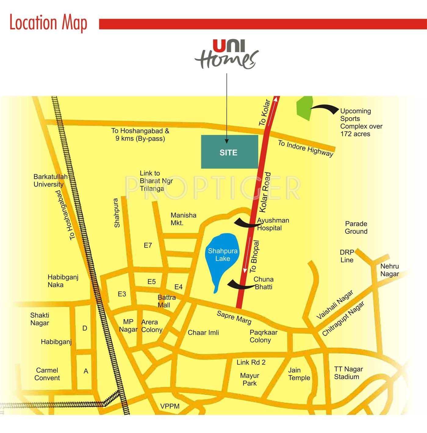 Images for Location Plan of Unitech Uni Homes