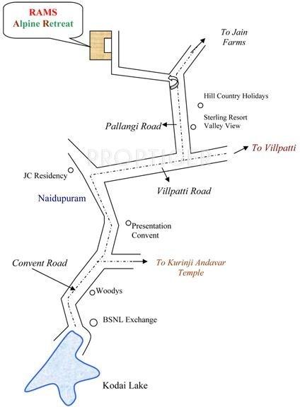 Images for Location Plan of Rams Builders Kodaikanal