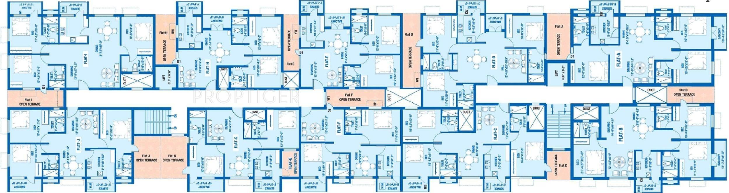 Images for Cluster Plan of Praveen Arya Square