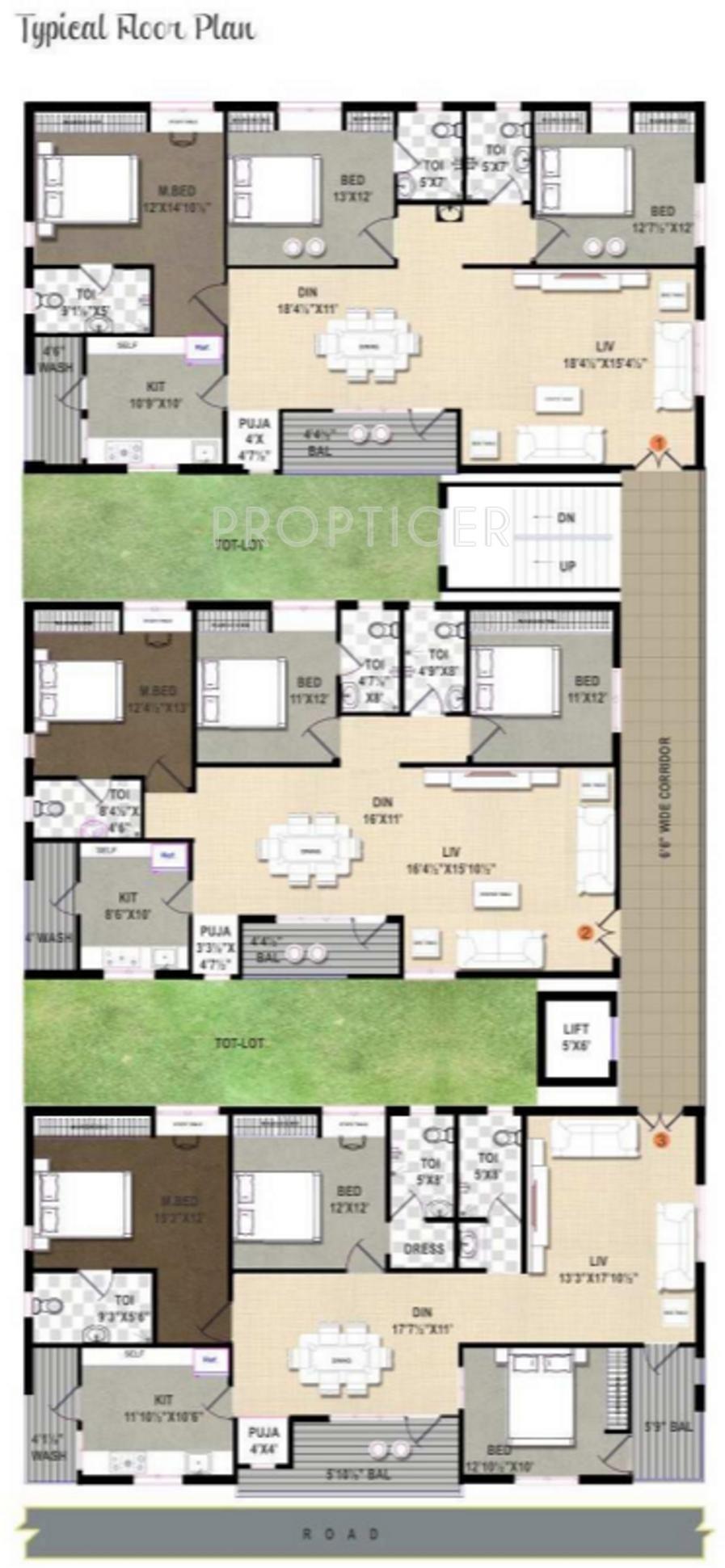 Images for Cluster Plan of Vaishnavi Mayfair