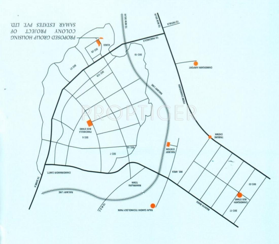 Images for Location Plan of Samar Ess Vee Apartments