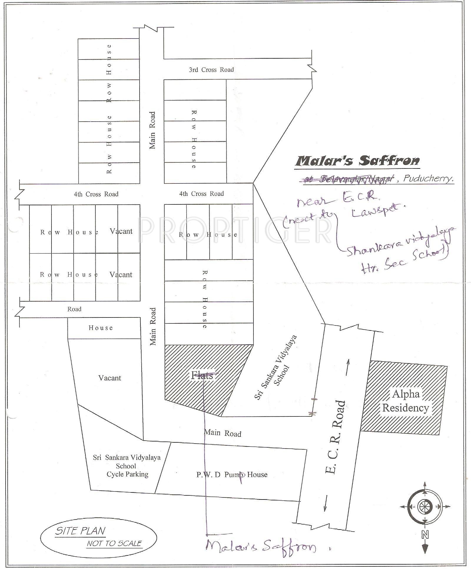 Build Tech Constructions Malars Saffron Layout Plan