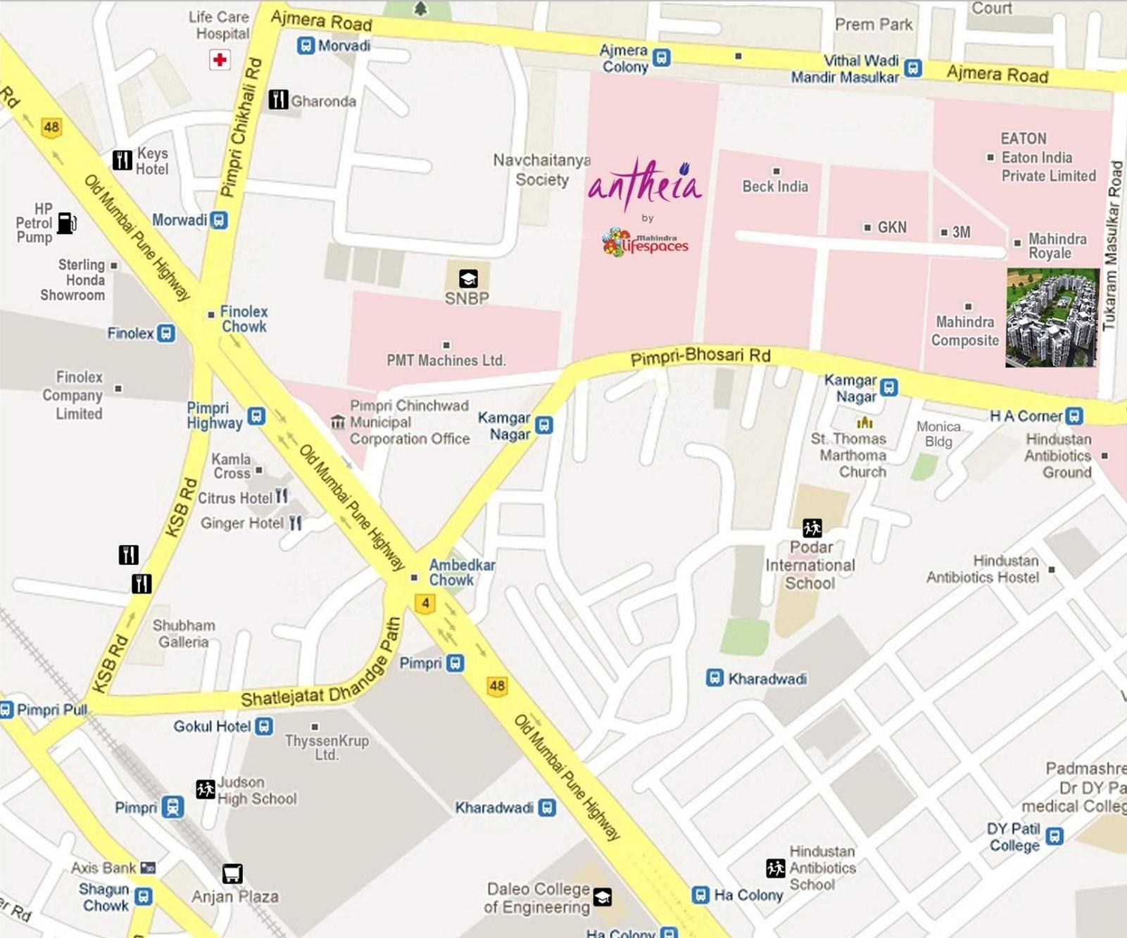 Images for Location Plan of Mahindra Antheia B4