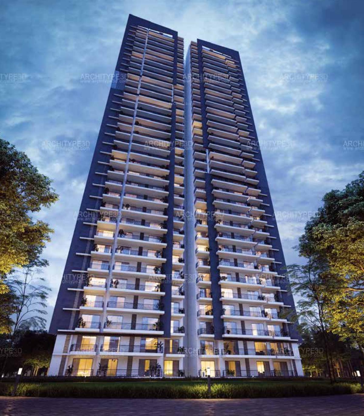  meridien Images for Elevation of Godrej Meridien