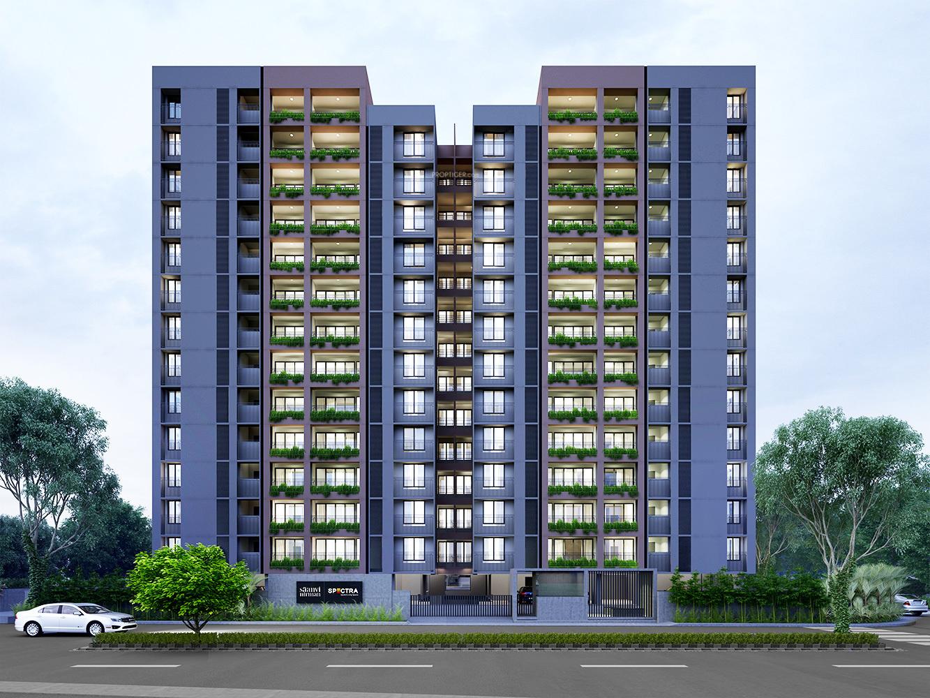  saanvi-nirman-spectra Elevation