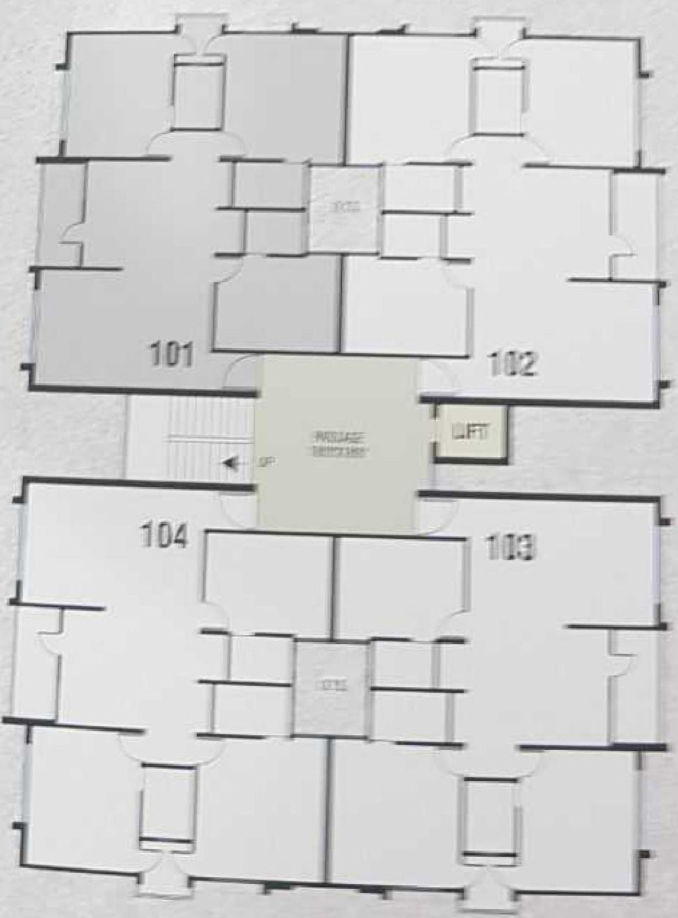  akshar-jyot 1 Cluster Plan for Typical Floor