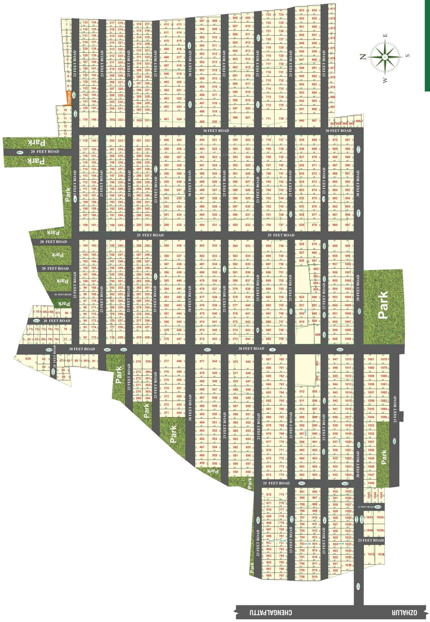  green-city Layout Plan