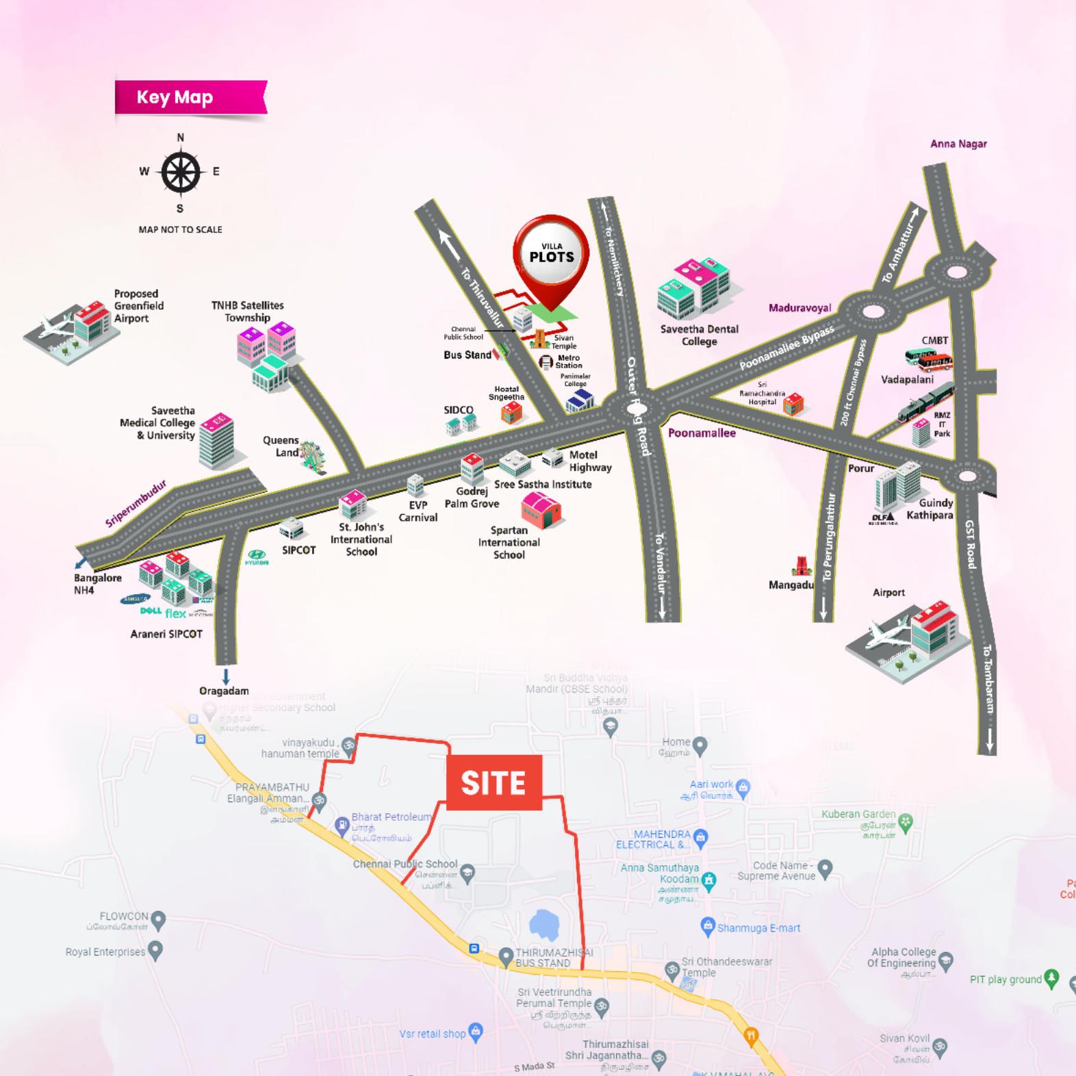  srinivasa-palms Location Plan