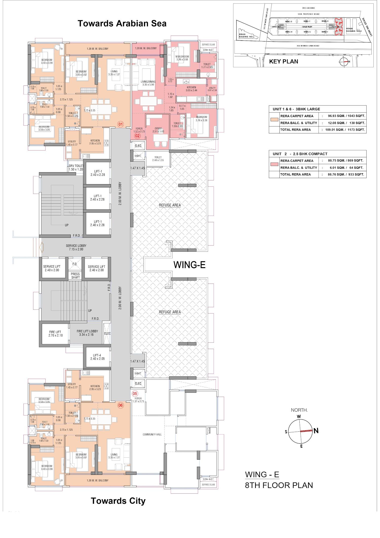  codename-westbay Wing E 2 Cluster Plan