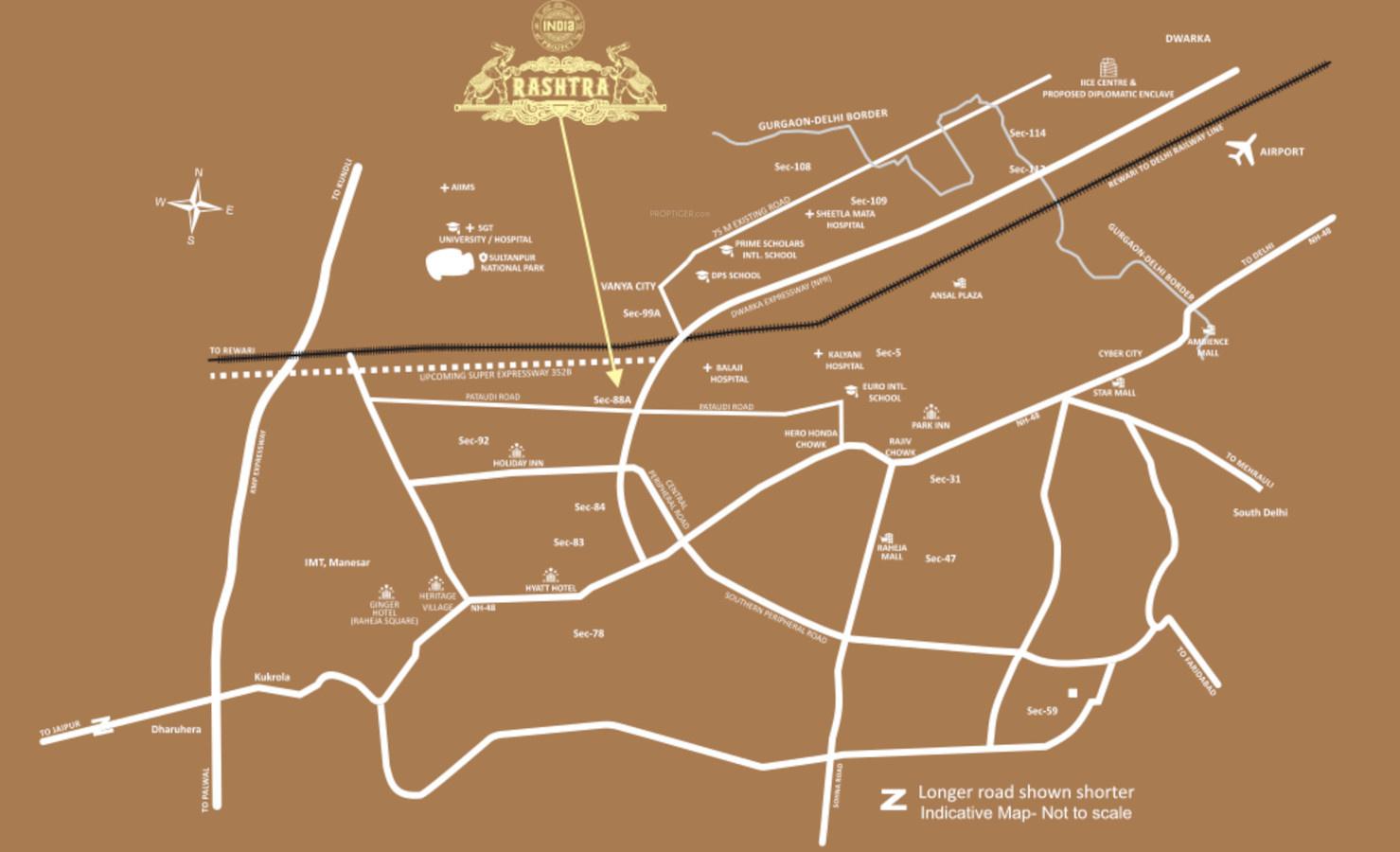  india-rashtra Location Plan