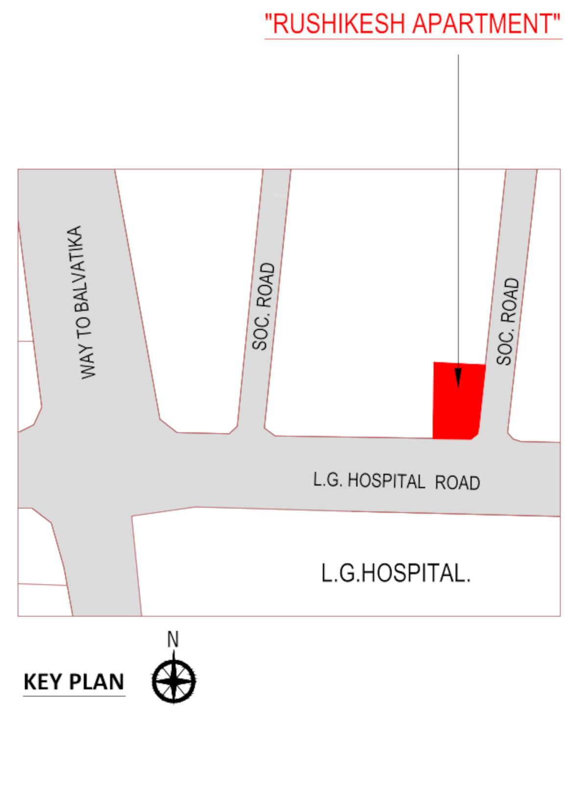  rushikesh-apartment Location Plan