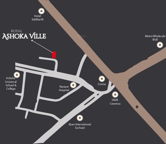  ashoka-ville Location Plan