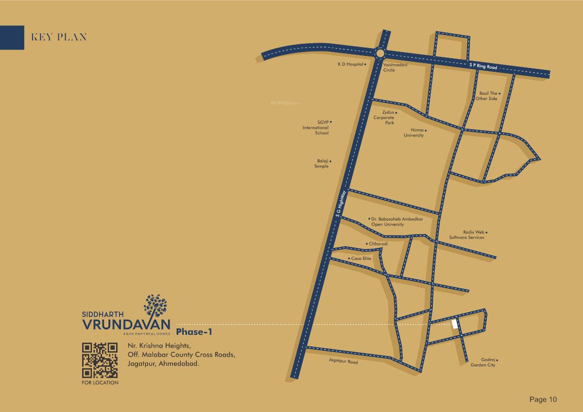  siddharth-vrundavan-phase-1 Location Plan