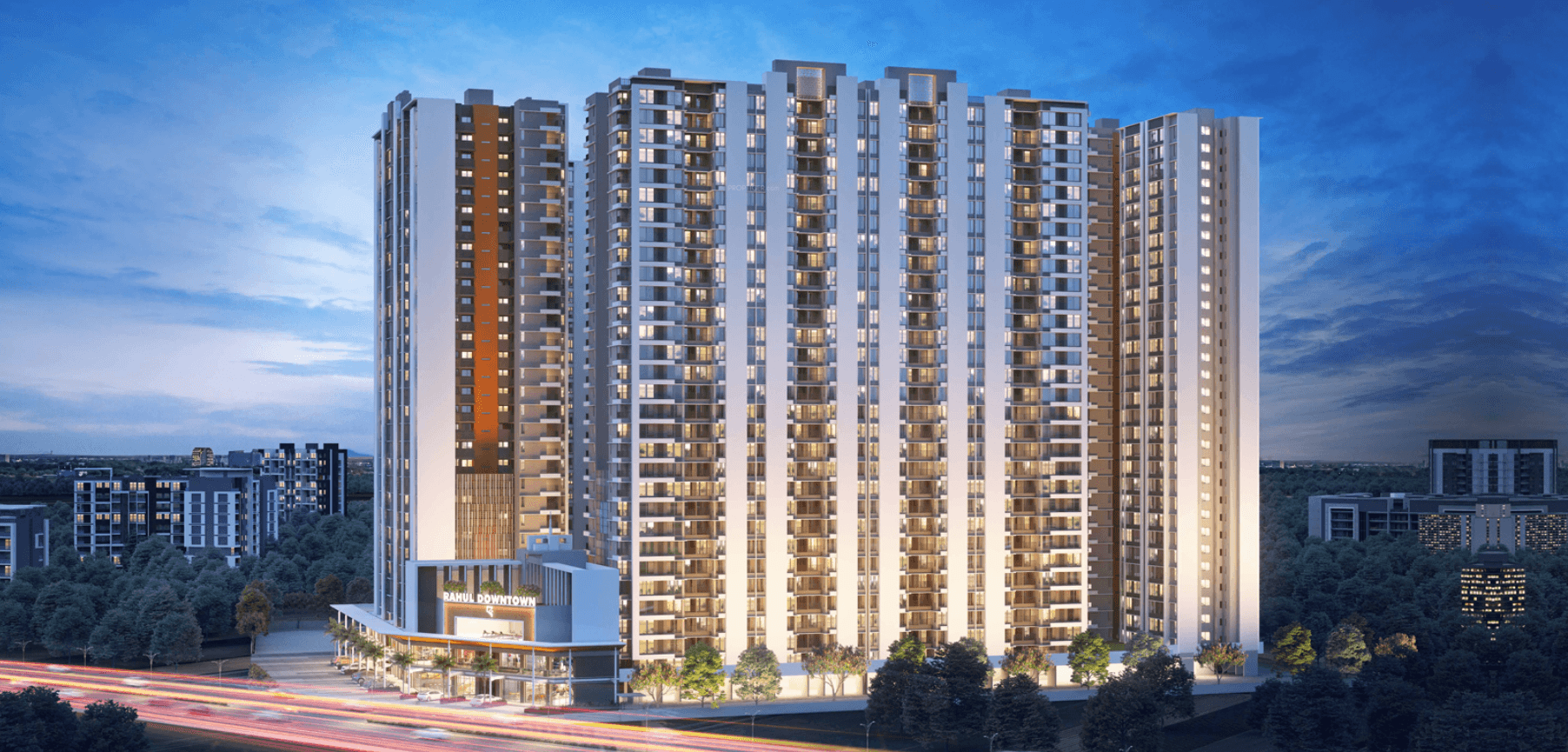  rahul-downtown-phase-ii Elevation