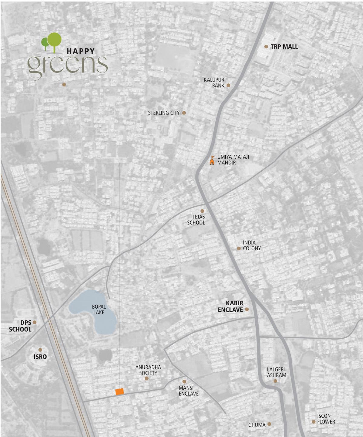  greens Location Plan