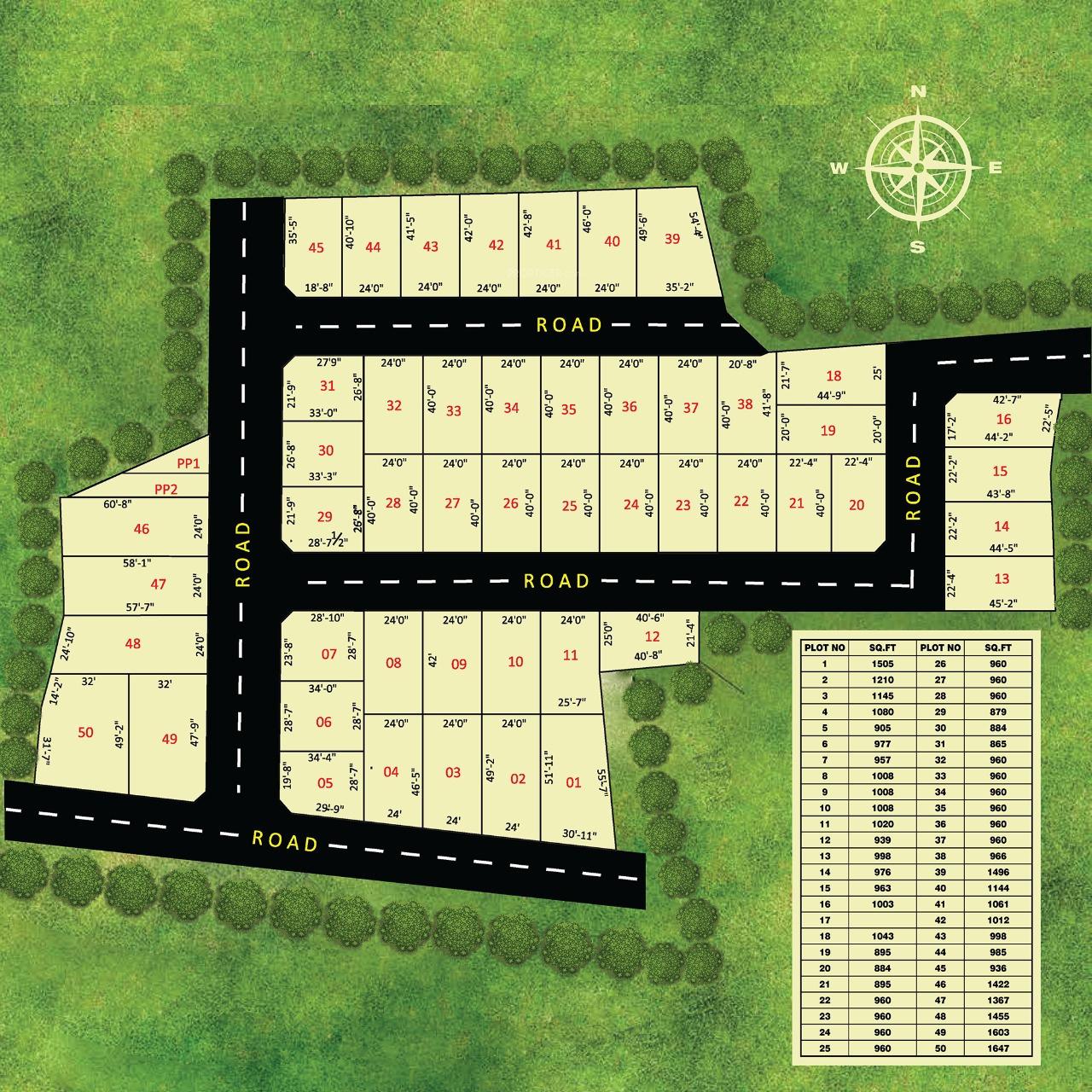seresa-orchids Layout Plan