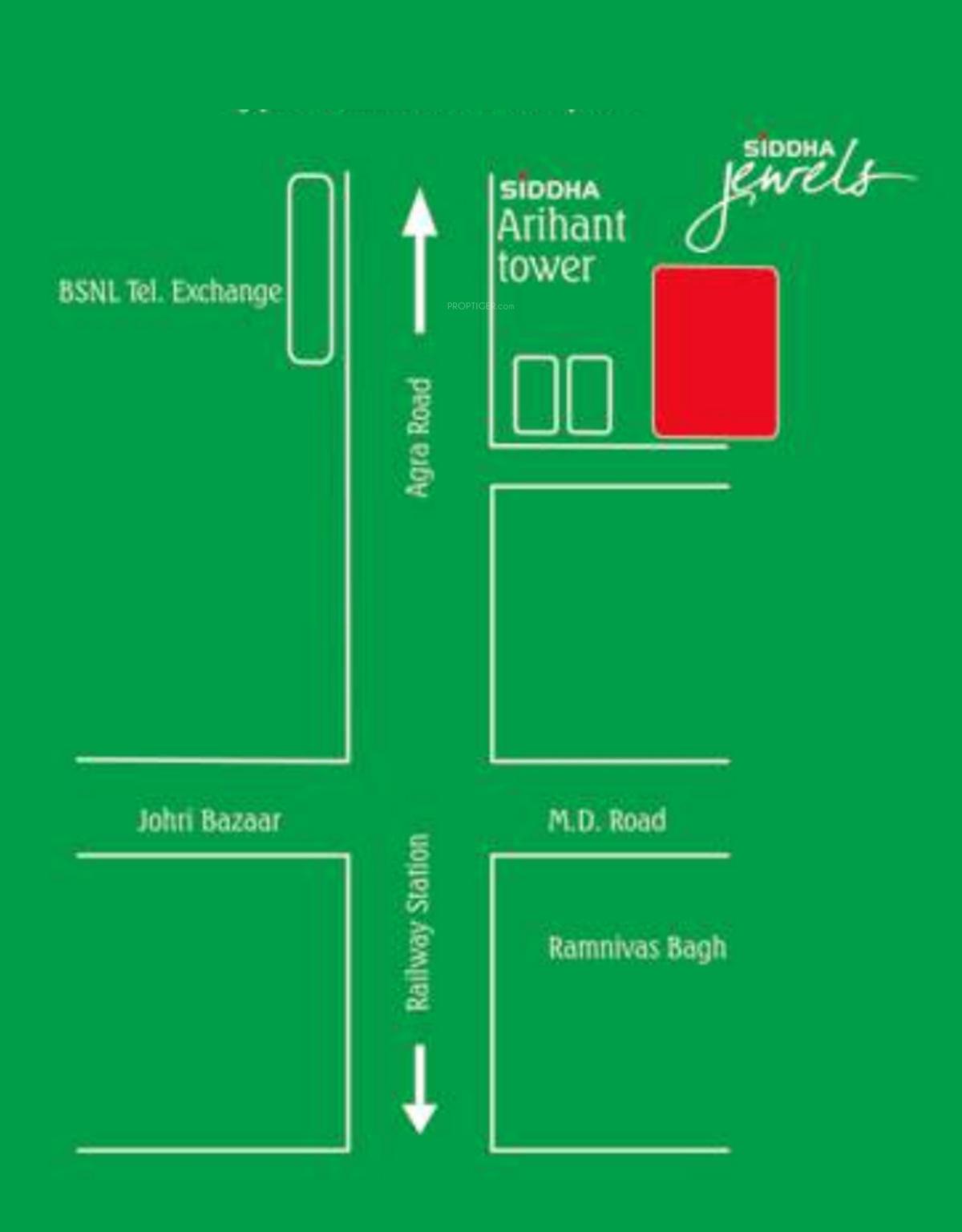  jewels-ii Location Plan