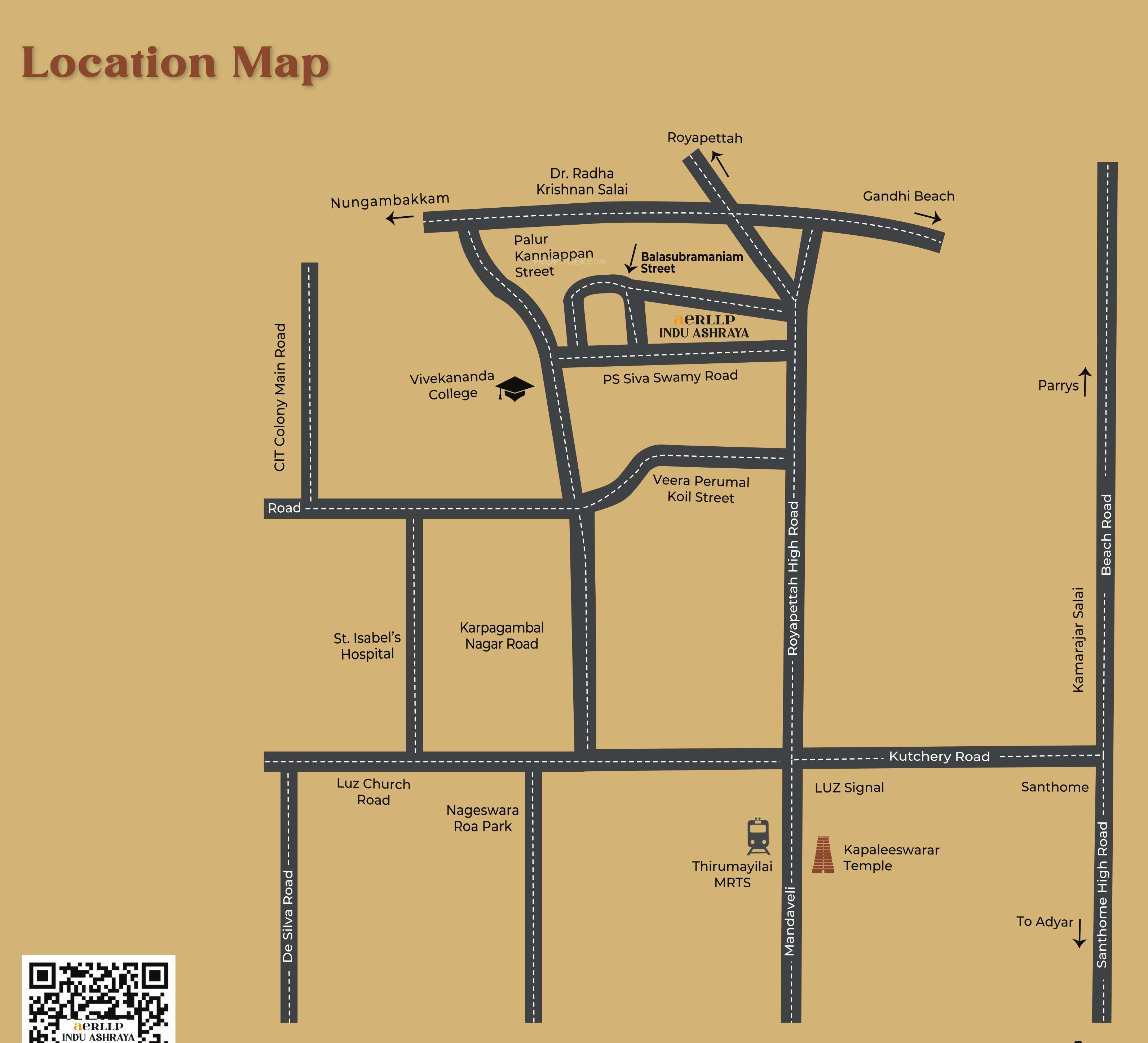  indu-ashraya Location Plan
