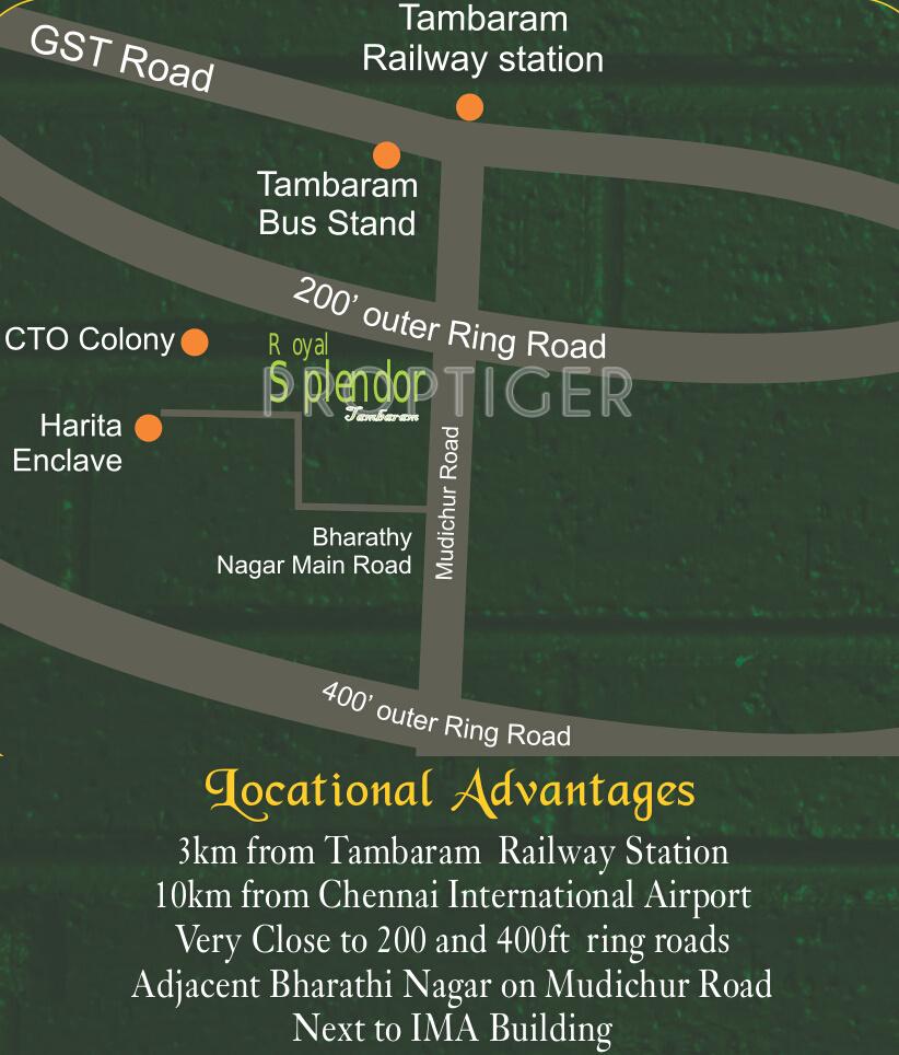 Images for Location Plan of Manju Royal Splendor