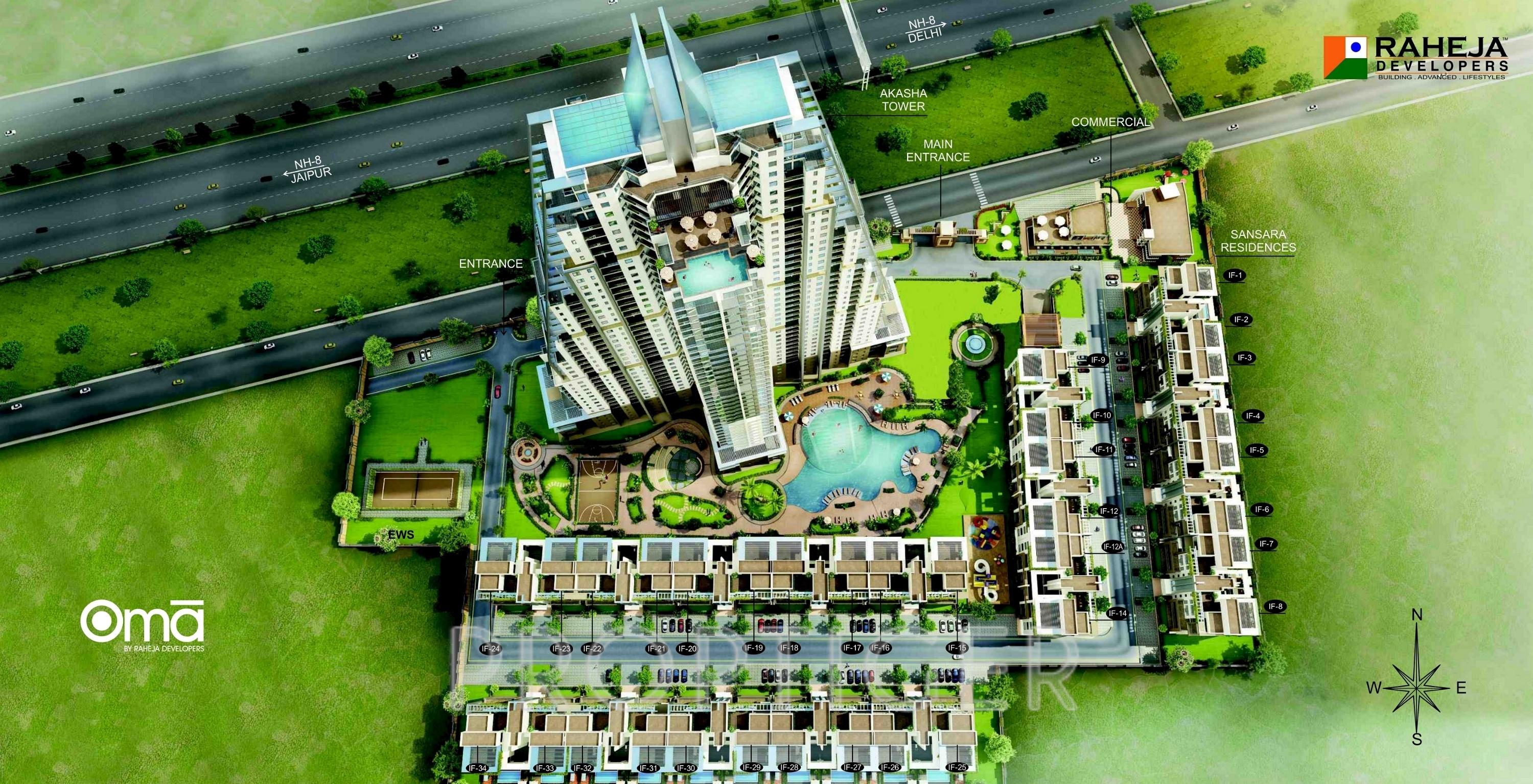 Images for Elevation of Raheja Oma