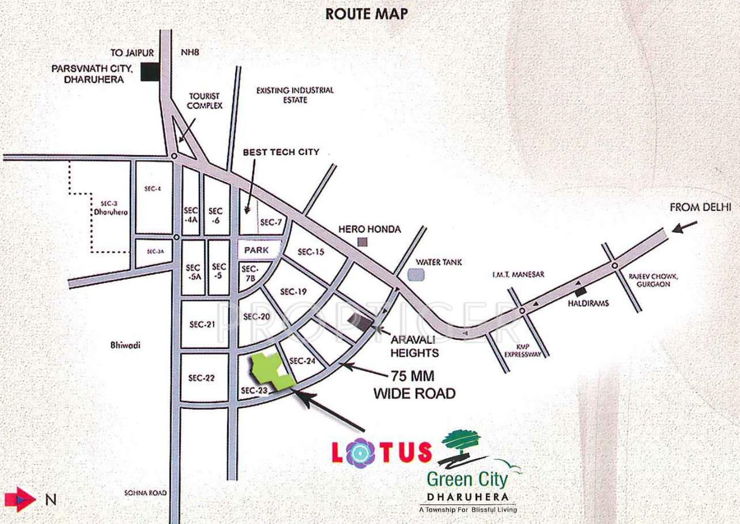 Images for Location Plan of Lotus Green City