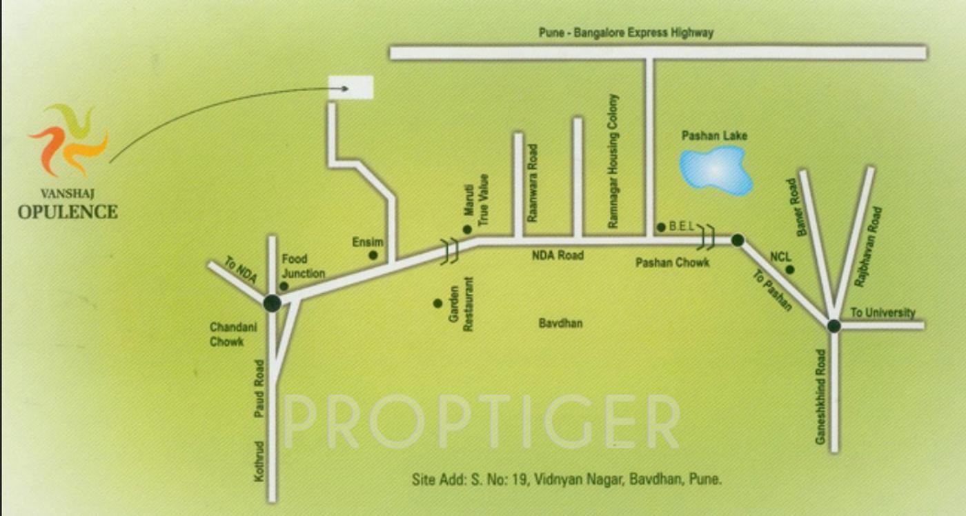 vanshaj-rane-group opulence Location Plan