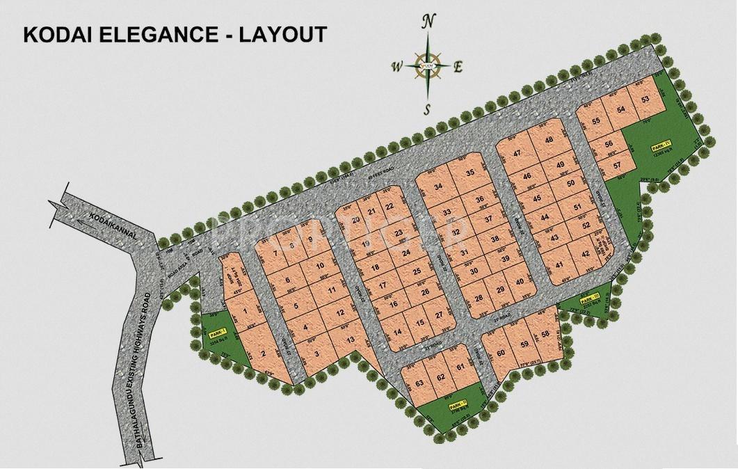 Images for Layout Plan of Pearl Kodai Elegance Plots