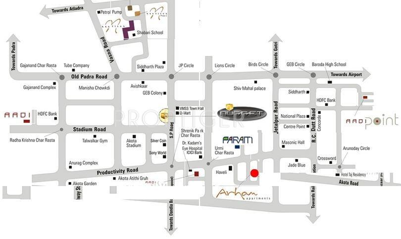 Othello Group Arham Apartment Location Plan