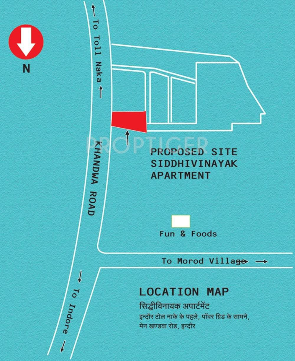 Images for Location Plan of Vastu Siddhivinayak Apartment