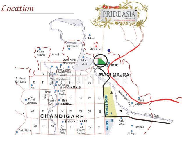Images for Location Plan of Parsvnath Prideasia