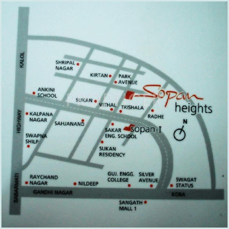 Purohit Construction Sopan Heights Location Plan