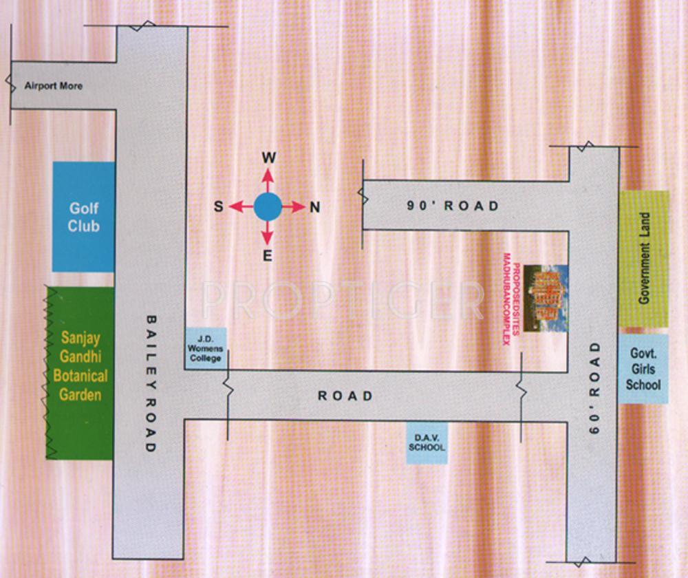 niagaree-builders madhuban-complex Location Plan