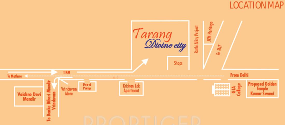 Images for Location Plan of Tarang Divine City