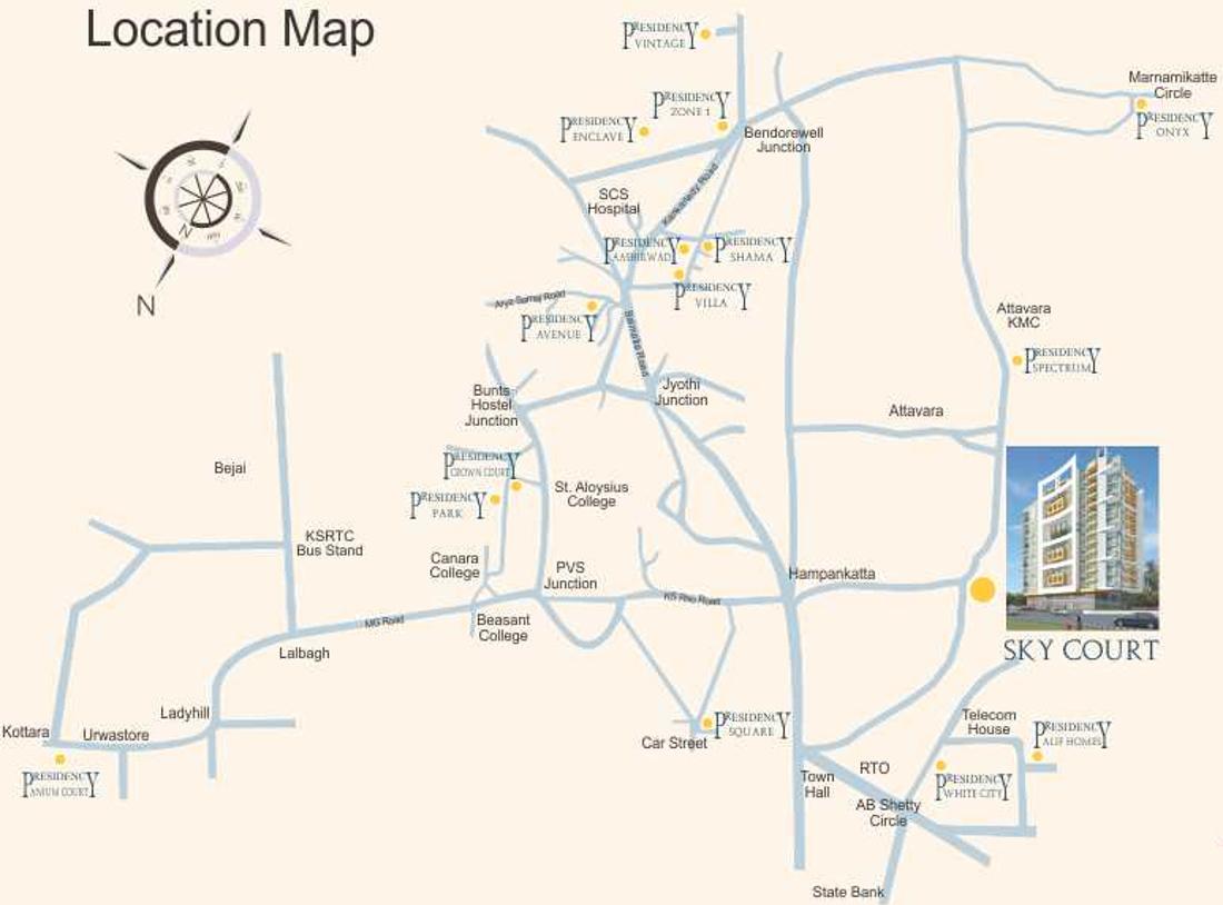Images for Location Plan of Presidency Sky Court