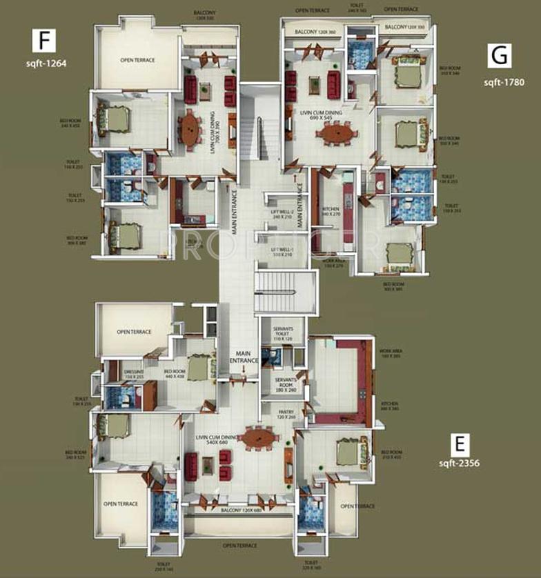  mars Images for Cluster Plan of BCG Mars