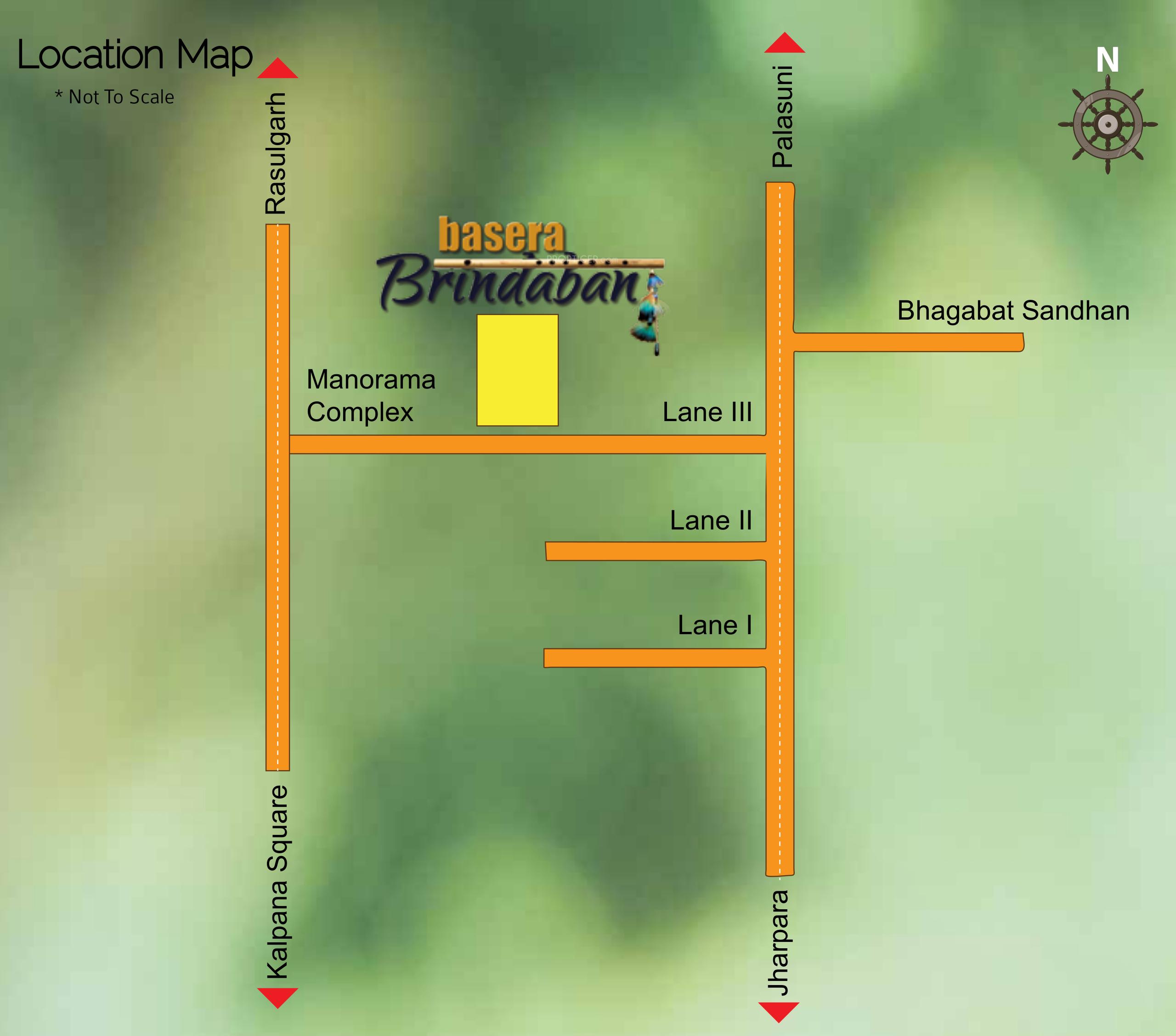 Images for Location Plan of Basera Brindaban