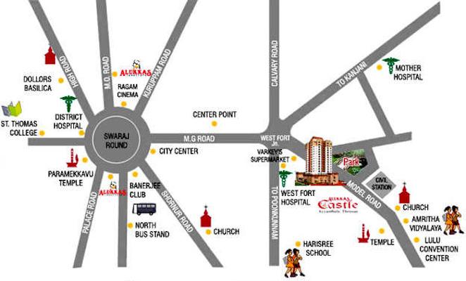  castle Location Plan
