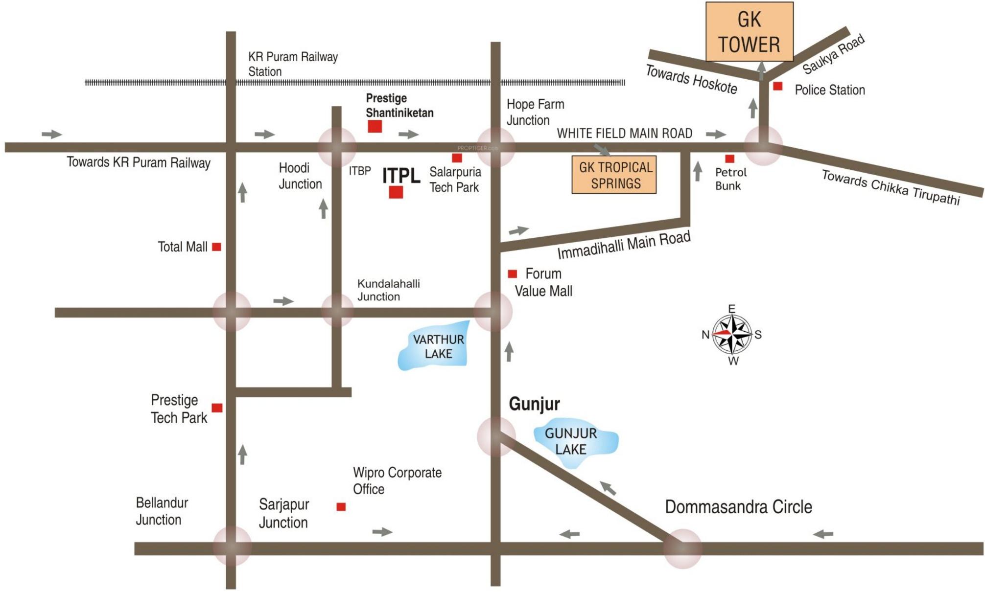  tower Images for Location Plan of GK Tower