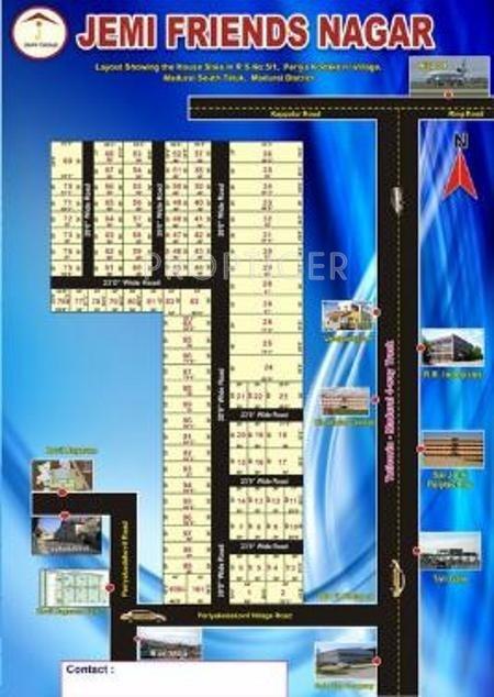 Images for Layout Plan of Jemi Friends Nagar