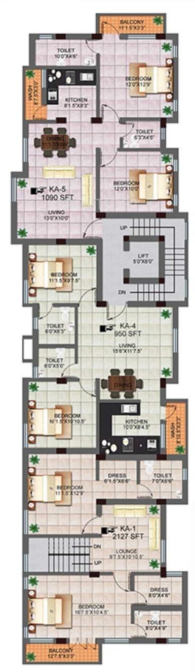 Images for Cluster Plan of Kosalram Adonia