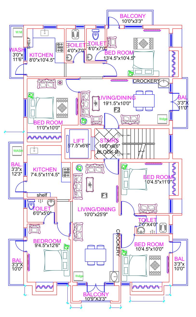 bliss Typical Floor Bliss Cluster Plan