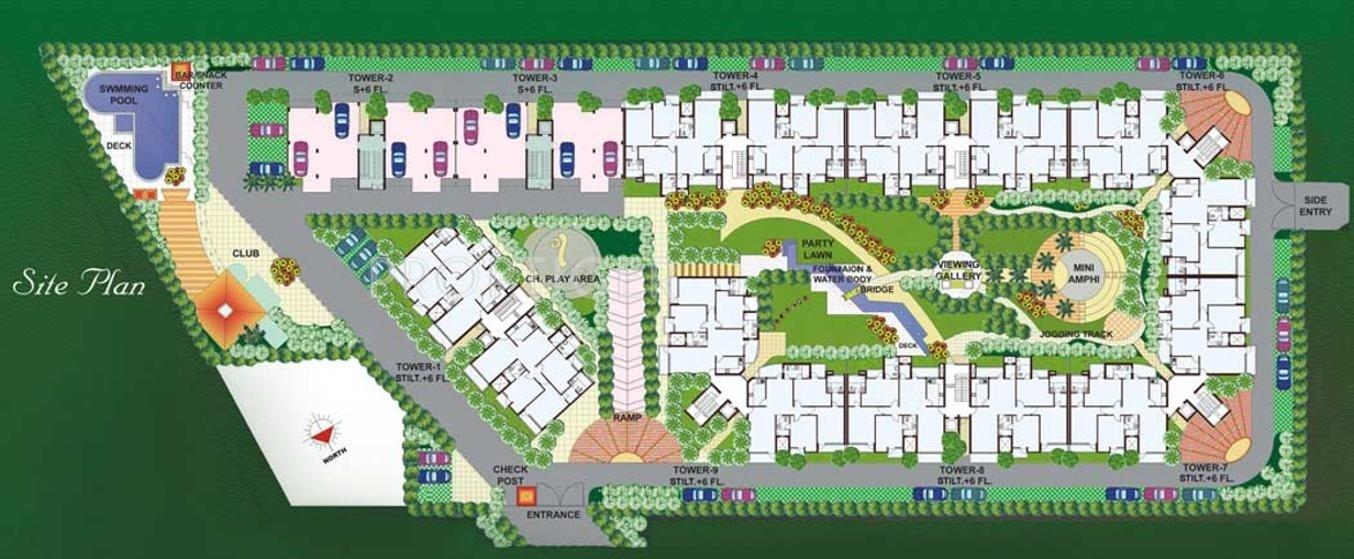 Images for Site Plan of Sadashiv Infastructure Alphine Residency