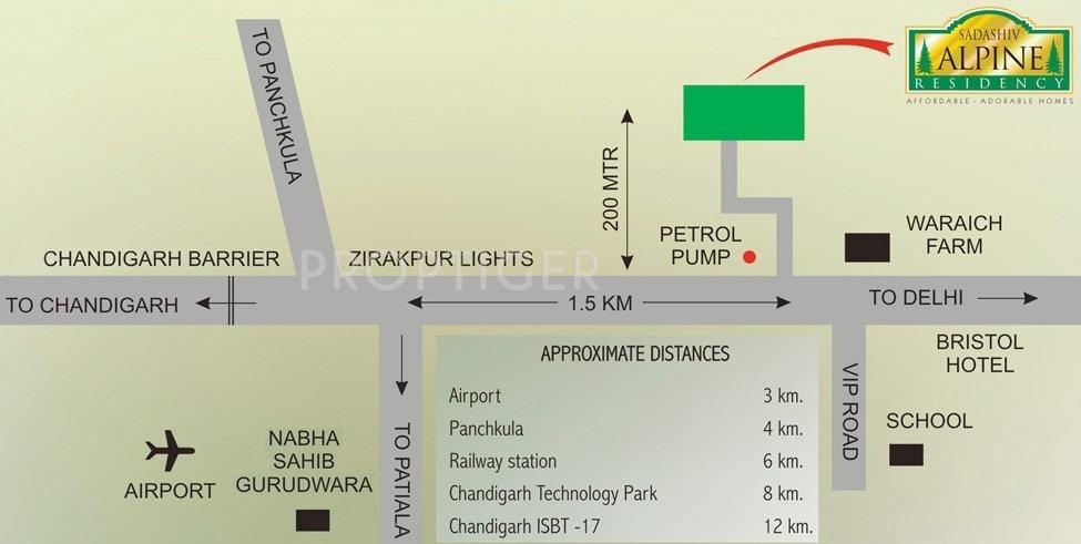 Images for Location Plan of Sadashiv Alphine Residency