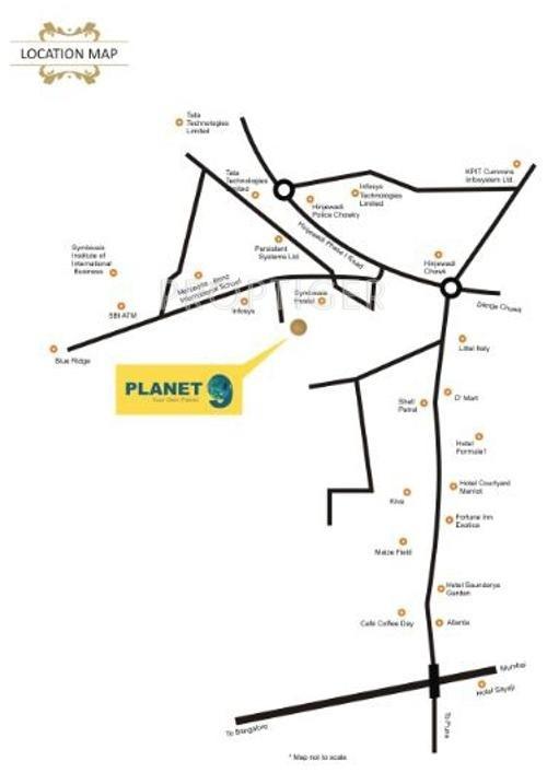 Images for Location Plan of Shree Sai Developers Pune Planet 9