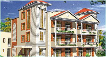 megapolis-independent-terraces Elevation