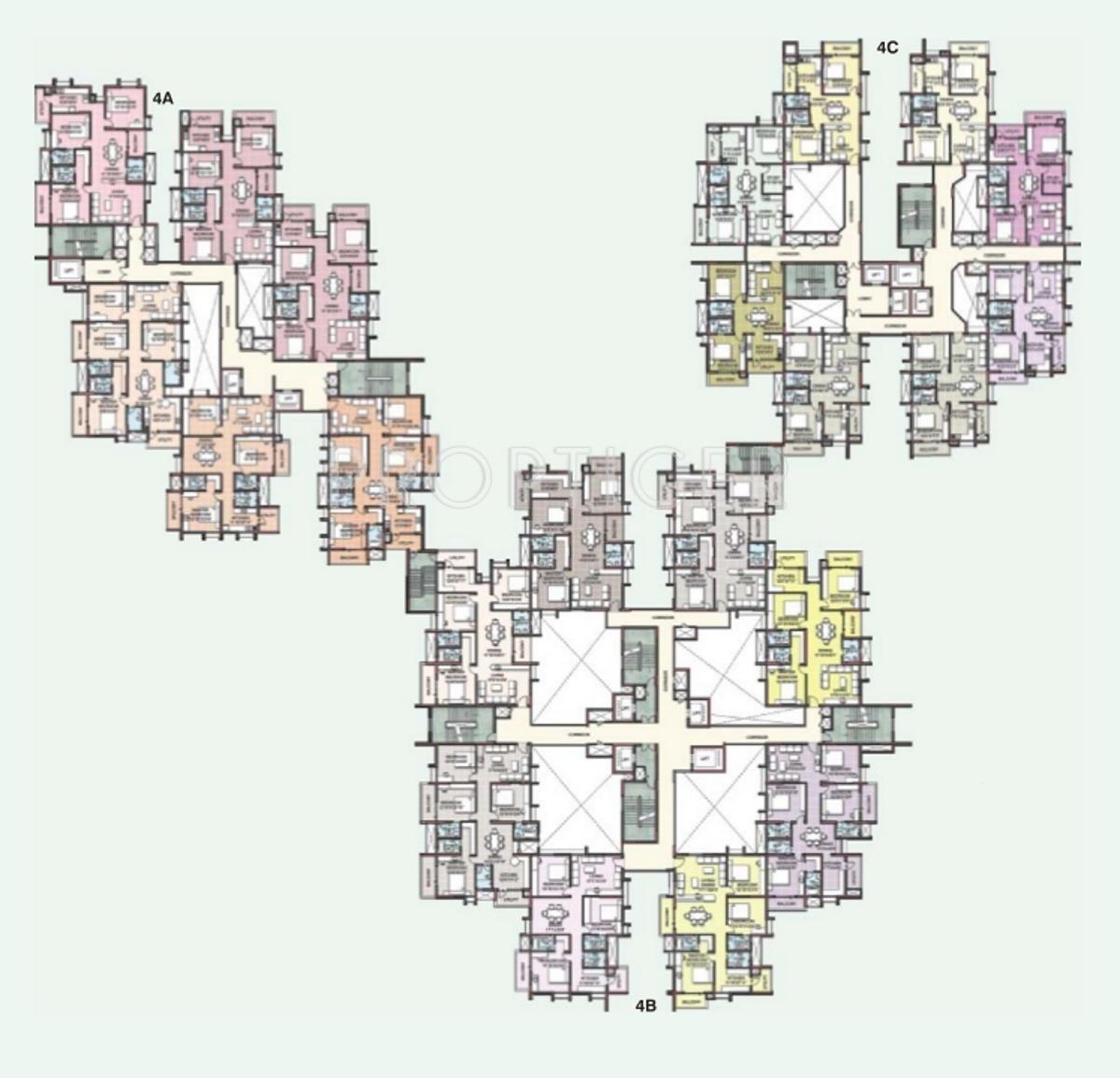 paramount-towers Images for Layout Plan of Shriram Paramount Towers